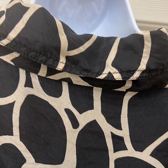 Fuda International Jacket Size Large 💯 Silk Woman’s Light Weight Zipper Front - Picture 7 of 12